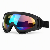 Masque de ski avec protection UV, coupe-vent, verres multicolores, pour snowboard et sports de neige, pour hommes et femmes, activités de plein air