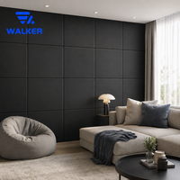 Revêtement mural moderne pour simulateur de golf, design floral 3D, isolation thermique, simili cuir PU, coussin souple, durable, imperméable, mousse PE, intérieur