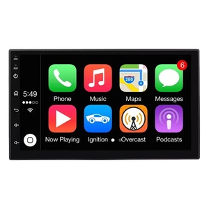 Evrensel 7 inç <span class=keywords><strong>Android</strong></span> 10 2 Din <span class=keywords><strong>Android</strong></span> 10.0 araba radyo otomatik <span class=keywords><strong>MP5</strong></span> çalar GPS Navi FM radyo sistemi araç DVD oynatıcı oyuncu - Product Image 1