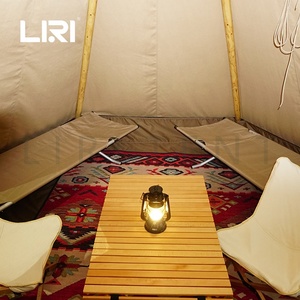 Tente <span class=keywords><strong>tipi</strong></span> de camping en plein air imperméable pour 2 personnes, adultes avec <span class=keywords><strong>lit</strong></span> - Product Image 3