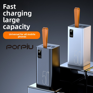 Porpiu 50000mAh Powerbank <span class=keywords><strong>c</strong></span>ông suất lớn LED hiển thị kỹ thuật số 4USB 22.5W Type-<span class=keywords><strong>C</strong></span> đầu ra nhanh chóng sạ<span class=keywords><strong>c</strong></span> Micro USB 20W đầu vào - Product Image 5