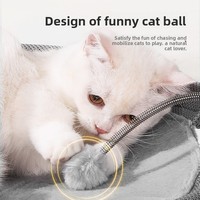Cama para Gatos de Tela Transpirable para Verano, Hamaca para Gatos Resistente a la Humedad para Todas las Estaciones, Trampolín de Malla para Mascotas