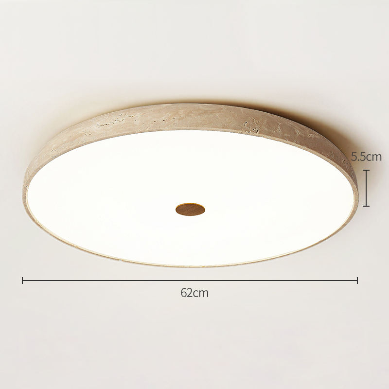 Cercle:Beige + Blanc /D 52cm