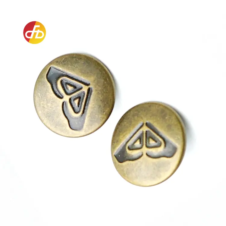 Wholesale Magnetic Button Handbag Accessory Antique Brass Magnet Button for Clothes