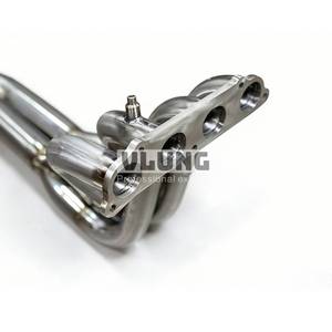 Colector de Escape de Alto Flujo de Acero Inoxidable 304 con Acabado Espejo para Acura RSX Type-S 2.0L Motor <span class=keywords><strong>K20</strong></span> 2002-2006, Repuesto - Product Image 5