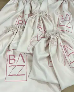 Zaino personalizzato palestra Yoga Sack Pack coulisse Draw Pull String borsa Tote in tela riutilizzabile con tasche interne nastro