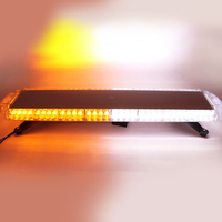 Barre lumineuse d'urgence BIAOCHI étanche 37 pouces 72 LED 12V-24V, lampe stroboscopique de signalisation de sécurité pour véhicule