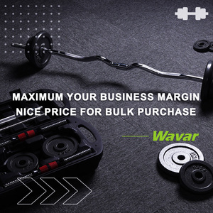 Bộ tạ 50KG 55KG, dụng cụ tập thể hình, tạ đòn có thể điều chỉnh, bộ tạ đòn bằng gang - Product Image 3