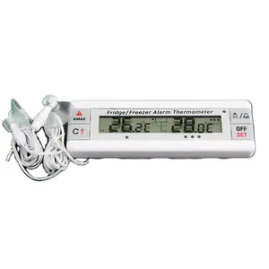 Termómetro con alarma para nevera y congelador, AMT-113