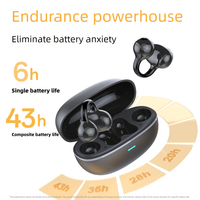 Fabrik-Bestseller Ohrclip-Luftleitungs-Kopfhörer Open-Ear-Ohrhörer OWS-Headsets TWS BT6.0 Kabellose Kopfhörer für Sport