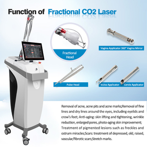 เครื่องเลเซอร์ CO2 แบบเศษส่วน 10600 นาโนเมตร แบบพัลส์ สำหรับการฟื้นฟูผิว รักษาแผลเป็นจากสิว ริ้วรอย ไฝ กำจัดไฝ กระชับช่องคลอด ใช้ในร้านเสริมสวย - Product Image 2