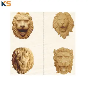 铸石树脂雕像狮子头脸动物雕塑模具