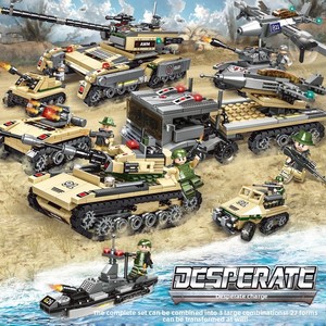 Kompatibel mit Militär-Mecha-Flugzeugträger-Weltraumraketen-Bausteinen für Jungen, Lernspielzeug, Montage-Set, Kinder-Plastikboote - Product Image 1