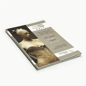 Custom Quality A4 A3 Perfect Bound Souvenir Magazine Hardcover Catalog Book Design Printing