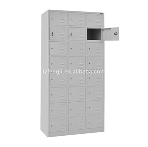 Casier métallique à 24 portes facile à assembler avec clé, en acier laminé à froid, pour le rangement des chaussures, idéal pour le personnel, la salle de sport, l'école - Product Image 3