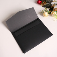 Tarjetas de Invitación de Boda de Acrílico Negro con Bolsillo, Tarjetas de Invitación de Cumpleaños, Tarjetas de RSVP, Tarjetas de Mensajes