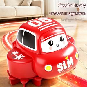 Juguete de Pista de Slime STEM DIY, Rutas Creativas, Dibuja Tu Pista, Lodo Mágico de Cristal, Pista de Carreras Eléctrica, Set de Juguetes de Pista para Niños - Product Image 2