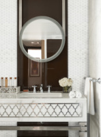 Carreaux muraux de petite taille en marbre blanc de Carrare, finition mate, mosaïque irrégulière, décoration murale intérieure moderne