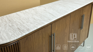High <b>Storage</b> Capacity Villa Light Luxury Solid Wood Tv Cabinet Luxury Marble Countertop Italian Style Minimalist <b>Sideboard</b> - Product Image 4