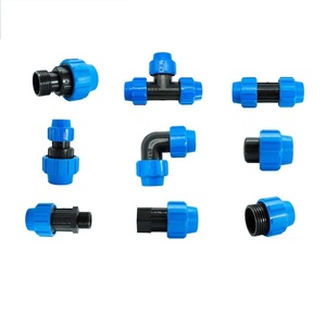 Codo de Compresión de HDPE de 90 Grados de Alta Calidad, Accesorio para Tuberías de Riego de Jardín, Herramienta de Riego - Product Image 1