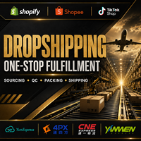 Agent de dropshipping mondial, service complet de sourcing de produits, entreposage, fulfillment et expédition mondiale