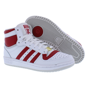 Adidas Top สิบรองเท้าบาสเก็ตบอลผู้หญิงเมฆสีขาว/สีแดง/สีเทาหนึ่งสี-100% ของแท้ - Product Image 4