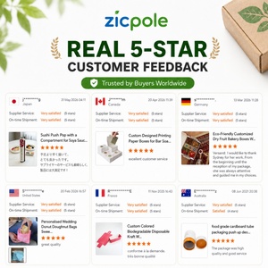 Zicpole - Juego de 3 Cajas de Papel para Mini Pizzas con 3 Compartimentos y Ranura para Salsas, para Comida para Llevar - Product Image 6
