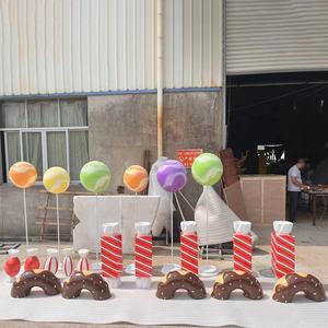 Support Personnaliser OEM Art Crème Glacée Macaron Donut Statue Popsicle Sculpture Pour accessoires de vitrine - Product Image 1