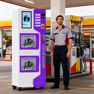 Đông Quan euyuan tự động CE chứng nhận giày mũ bảo hiểm làm sạch máy bán hàng tự động với SDK UVC khử trùng đám mây tích hợp - Product Image 1