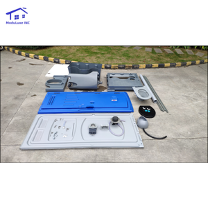 ห้องน้ำสำเร็จรูปพลาสติกราคาประหยัดแบบถอดประกอบได้สำหรับใช้งานกลางแจ้ง - Product Image 6