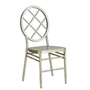 chair for wedding reception in hot sales Hotel aluminum wedding banquet chair chiavari chairs outdoor