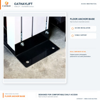 Ascenseur hydraulique Cathaylift pour la maison - Taille de table 1,43 m x 1 m pour l'accessibilité des personnes handicapées et des personnes âgées - Hauteur 6 m