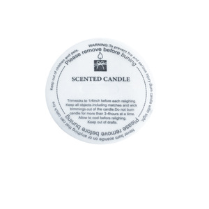 Scented Candle Dust Cover Cup Shaped Plastic Sealing <b>Sticker</b> For DIY Candle Making Kits - Product Image 5