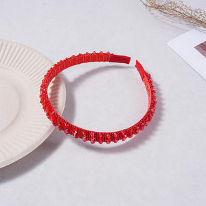 ที่คาดผมคริสตัลสไตล์บาโรกยุโรปแบบใหม่ - ขนาดเล็ก - ขอบแต่งฟองน้ำ - รุ่นเกาหลี - เครื่องประดับผมประดับเพชรและลูกปัด - Product Image 3