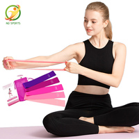 NQ SPORTS - Juego de Bandas de Resistencia al Por Mayor con Logotipo Personalizado, Bandas de Ejercicio de Látex 100% Natural para Yoga y Fisioterapia