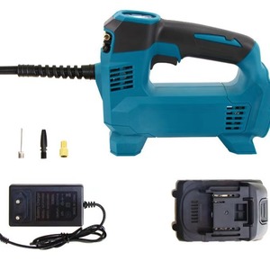 Herramienta eléctrica para inflar neumáticos de coche de forma cómoda, para acampar al aire libre, trampolín inflable, batería de iones de litio de 21 V, inflador eléctrico rápido. - Product Image 4