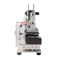 Étiqueteuse électriquement semi-automatique pour boîtes de bouteilles en verre en plastique carrées plates Carton autocollant codage Date impression alimentaire