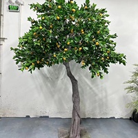 Plante d'olivier artificielle de 2,4 m de haut pour la décoration
