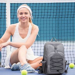 Échantillon gratuit Sac à raquettes de pickleball personnalisé en gros grande capacité Sac à dos pour raquettes avec compartiment à chaussures Sac de pickleball - Product Image 2