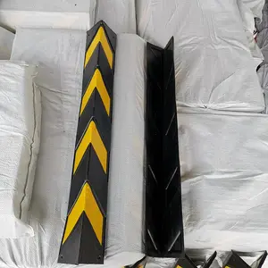 Rubber Wall Protector 800*100*10 L-Shaped Rubber Safety Corner Guard