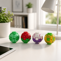 Jouets anti-stress en forme de fruits imprimés en 3D, flexibles, à ressort, rotatifs, gyroscopiques, pour soulager le stress des adultes