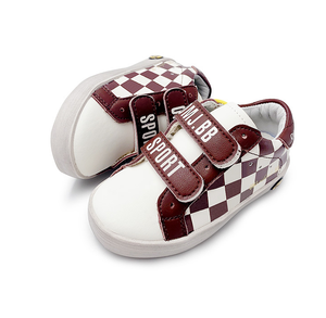 Zapatos de Cuero para Niños, Transpirables, con Diseño a Cuadros, Zapatos Planos Tipo Tenis para Niñas - Product Image 4