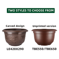Pot de culture hydroponique géant pour plantes d'intérieur, balcon, terrasse, pots carrés en plastique pour fleurs, drainage extérieur