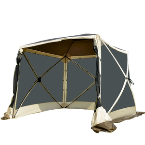 Tente de <span class=keywords><strong>camping</strong></span> pop-up Wildland Quick Set up Hub Screen House 400 Cube, abri solaire pour glamping, salon de <span class=keywords><strong>camping</strong></span> en plein air pour jardin/plage - Product Image 1