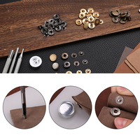Kit de rivets de cuir et d'outils en métal, ensemble complet, meilleures ventes,
