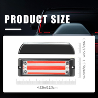 Nouveau HJ véhicule COB lumières stroboscopiques LED feu de position latéral ambre rouge LED voyants d'avertissement pour remorques de camion 12V 24V