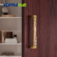 Koppalive poignées d'armoire en laiton Antique noir poignées de porte boutons de tiroir poignées de commode en or poignées de placard de cuisine 128mm