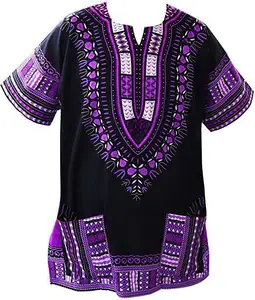 New RaanPahMuang New Dashiki Hi Ji clothing men's Europe and Africa short sleeve T-shirt men