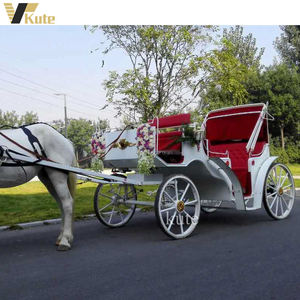 Remorque de mariage pour chevaux, transport spécial pour événements et fêtes, calèches royales dorées, bus électrique de tourisme - Product Image 2