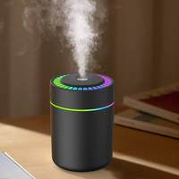 Humidificateur électrique de voiture de diffuseur d'air de bouteille menée colorée portative de lumière de nuit mini